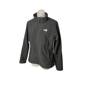 The North Face Jacket Women's Medium Fleece Lined Full Zip Solid Black